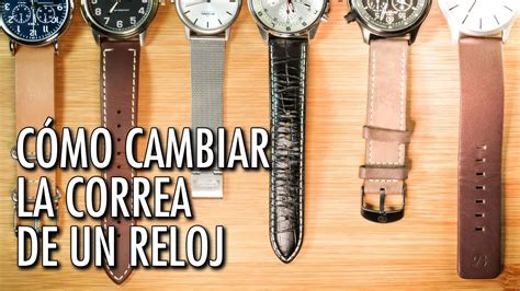 Cómo cambiar una correa de reloj .